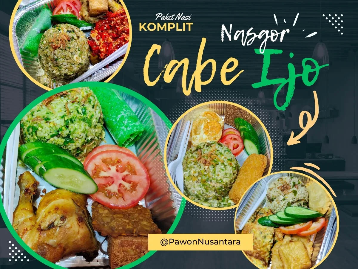 Paket Nasgor Cabe Ijo