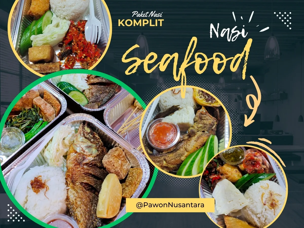 Paket Nasi Seafood (aneka)