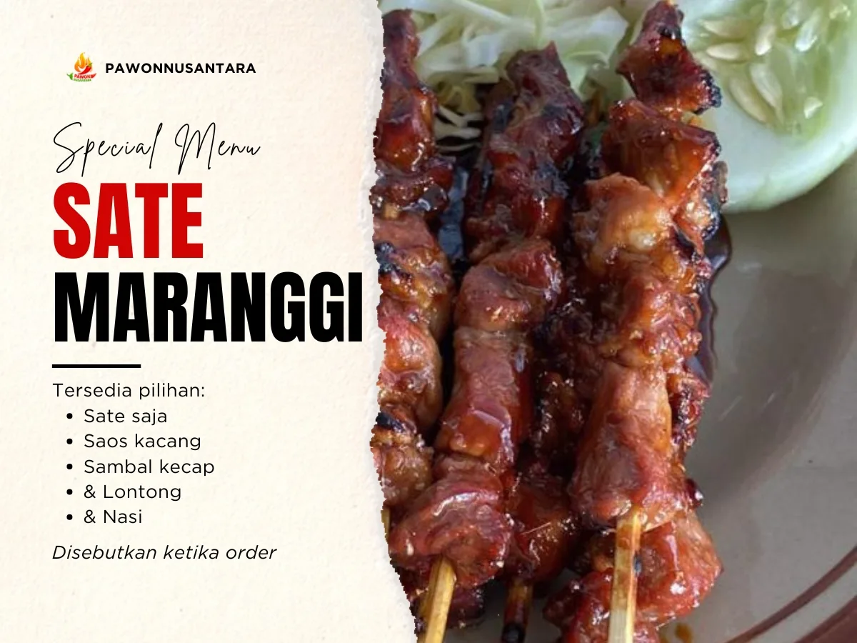 Sate Maranggi (daging sapi)